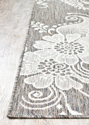 Long Island Tree Cream Beige Rug