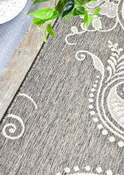 Long Island Tree Cream Beige Rug