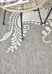 Long Island Tree Cream Beige Rug