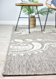 Long Island Tree Cream Beige Rug