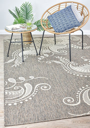 Long Island Tree Cream Beige Rug