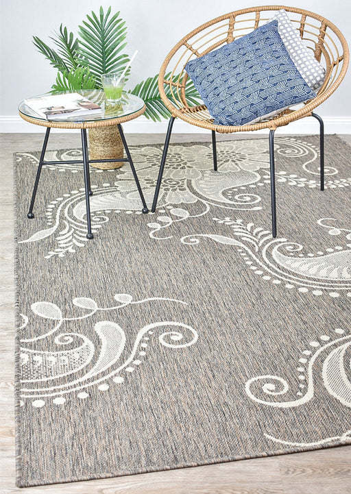 Long Island Tree Cream Beige Rug