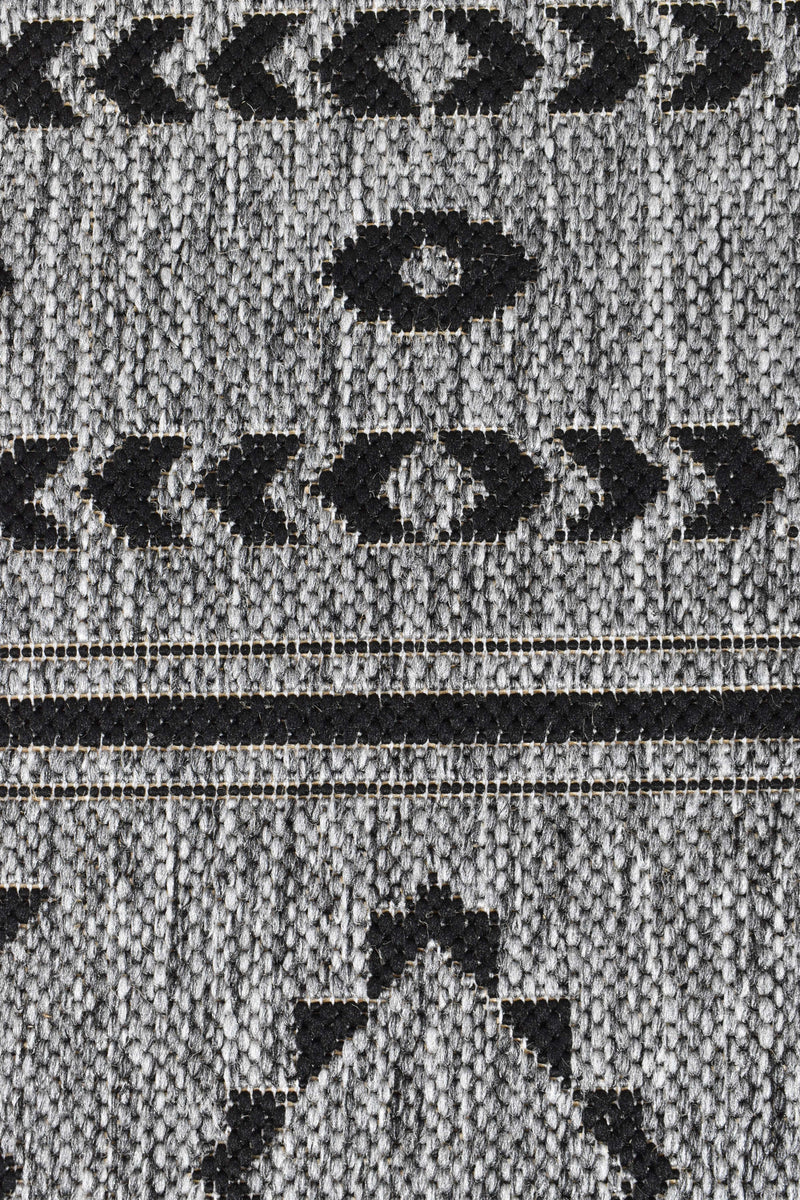 Long Island Tribal Grey Rug
