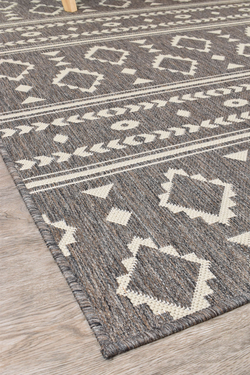 Long Island Tribal Brown Rug