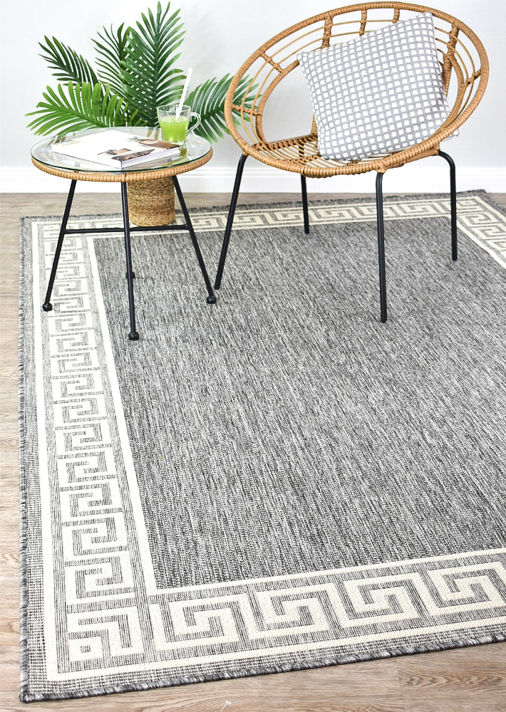 Long Island versace Light Grey Rug