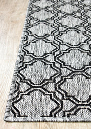 Long Island Treillage Grey Runner Rug