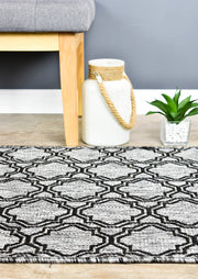 Long Island Treillage Grey Runner Rug