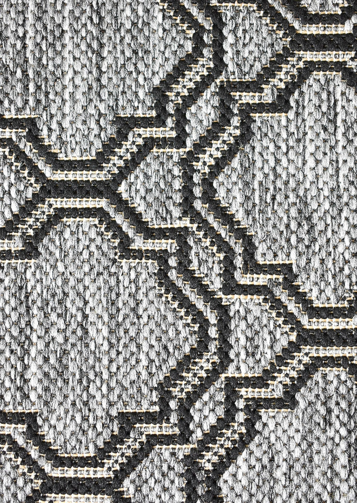 Long Island Treillage Grey Runner Rug