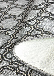 Long Island Treillage Grey Runner Rug