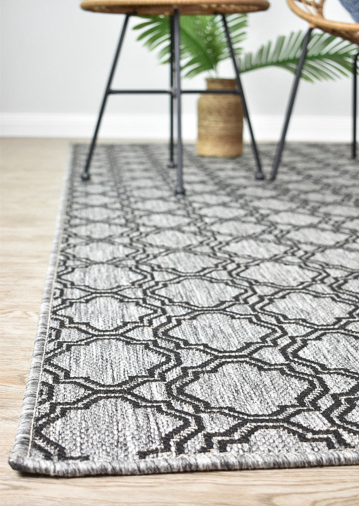 Long Island Treillage Grey Rug