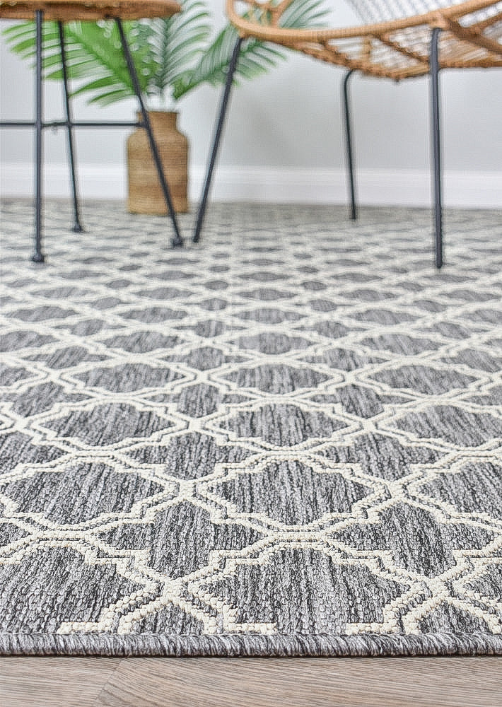 Long Island Trellis Tiny Light Grey Rug