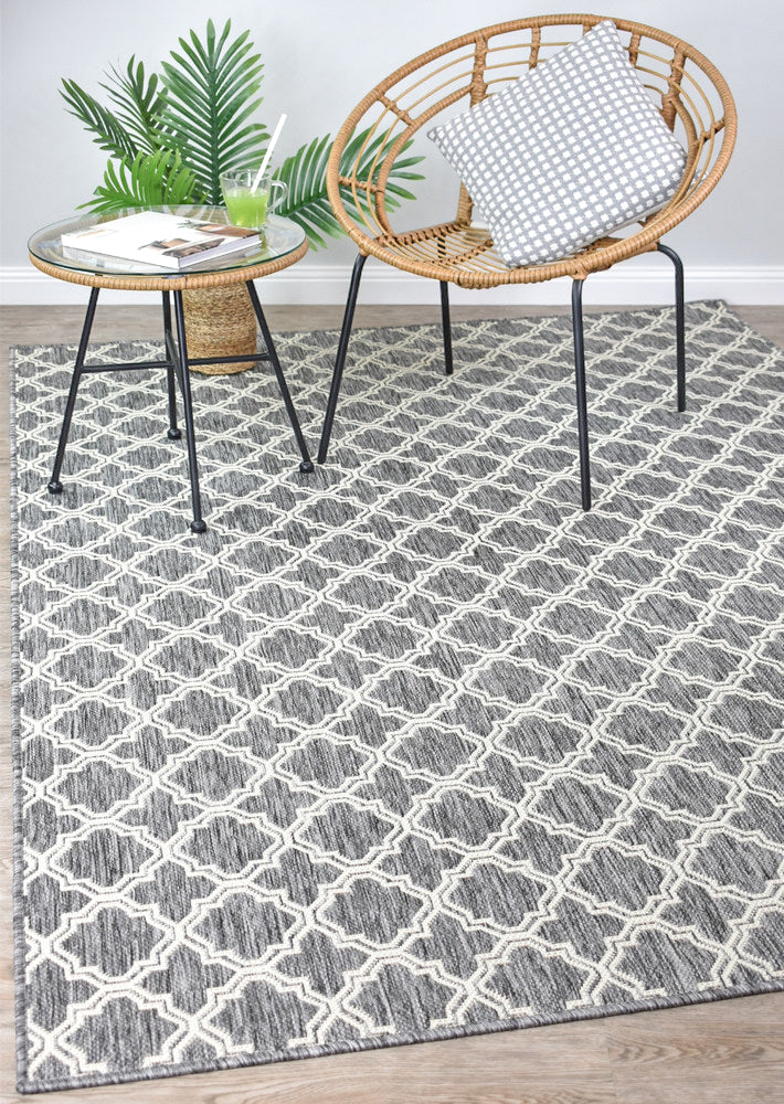 Long Island Trellis Tiny Light Grey Rug