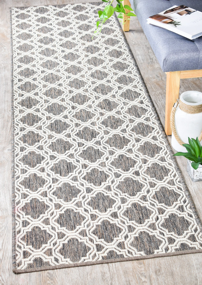 Long Island Treillage Beige Runner Rug — SydneyRugsOnline