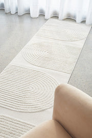 Brosa Friary White Runner Rug