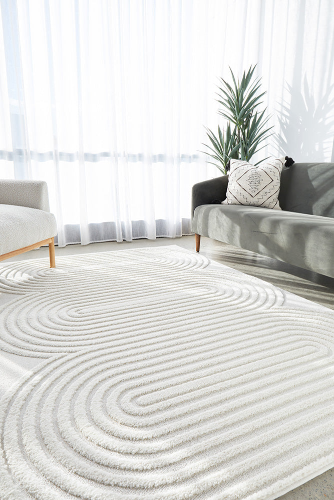 Brosa Churl White Rug