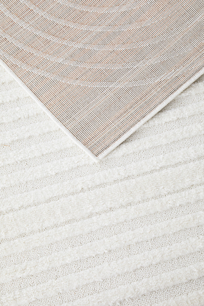 Brosa Churl White  Runner Rug