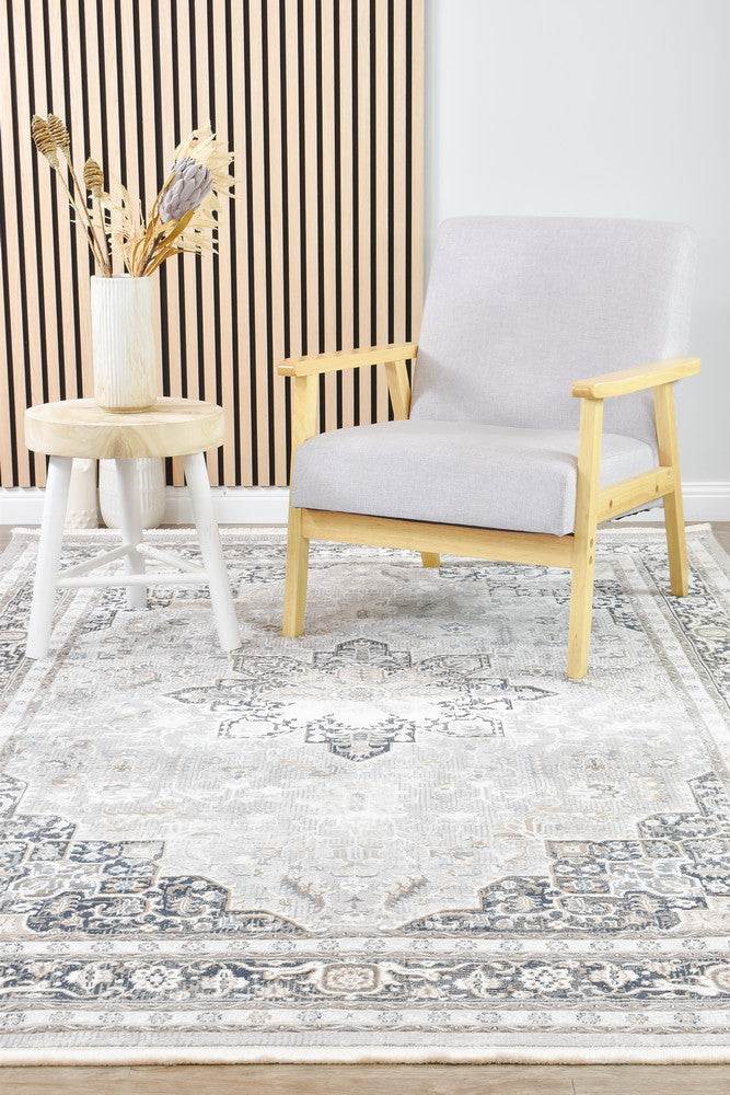 Sultana Constant Navy Cream Rug