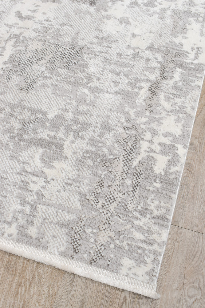 Sultana Ageless Dark Grey Cream Runner Rug