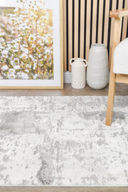 Sultana Ageless Dark Grey Cream Runner Rug