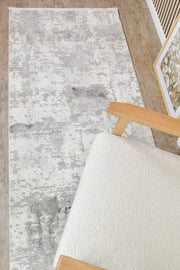 Sultana Ageless Dark Grey Cream Runner Rug