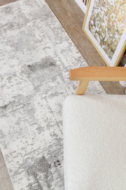 Sultana Ageless Dark Grey Cream Runner Rug