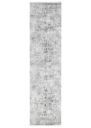 Sultana Abiding Blue Grey Runner Rug