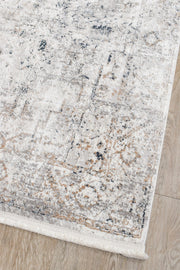 Sultana Abiding Blue Grey Runner Rug