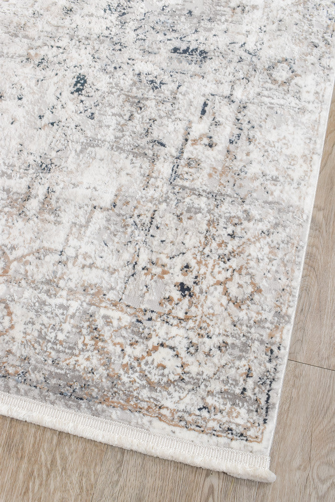 Sultana Abiding Blue Grey Runner Rug