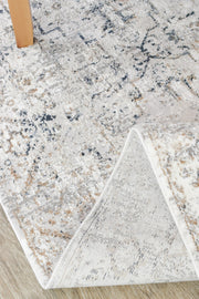 Sultana Abiding Blue Grey Runner Rug