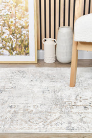 Sultana Abiding Blue Grey Runner Rug