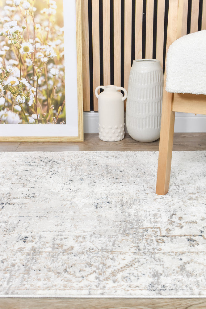 Sultana Abiding Blue Grey Runner Rug