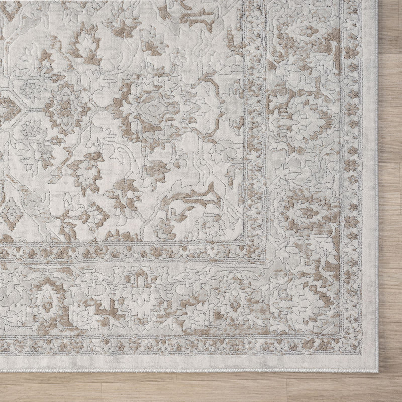 Elegant Pearl Runner Rug