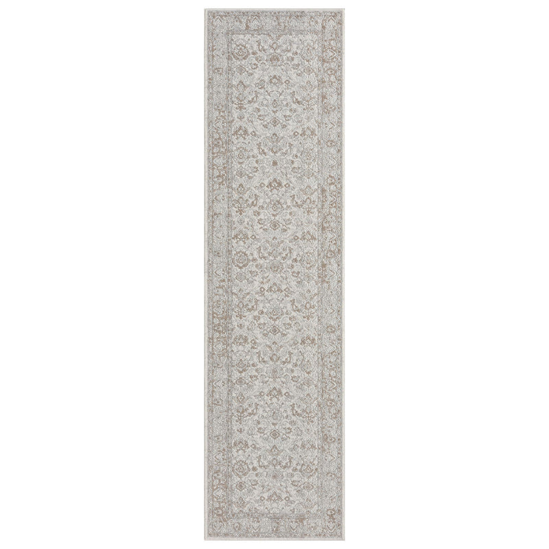 Elegant Pearl Runner Rug