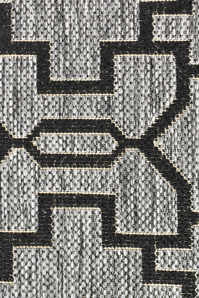 Long Island Star Grey Black Rug