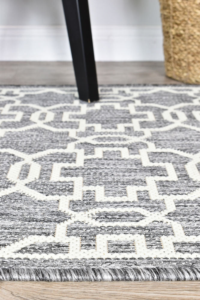 Long Island Star Grey Cream Rug