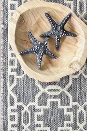 Long Island Star Grey Cream Rug