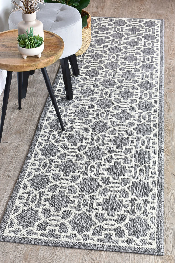 Long Island Star Grey Cream Rug