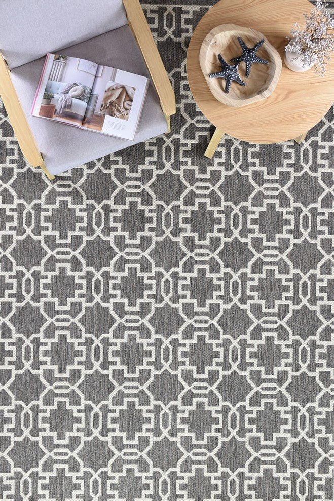 Long Island Star Brown Cream Rug