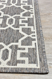 Long Island Star Brown Cream Rug