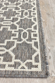 Long Island Star Brown Cream Runner Rug