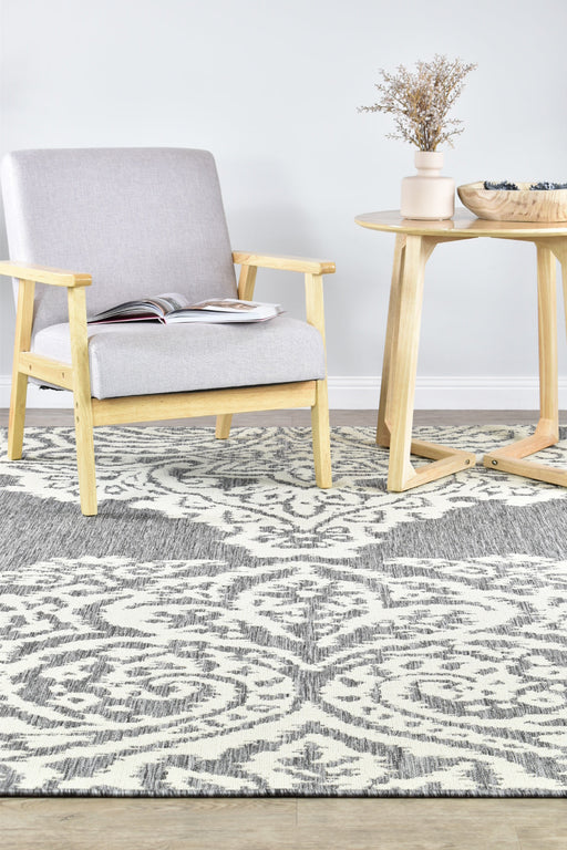 Long Island Sheen Cream Grey Rug