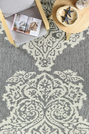 Long Island Sheen Cream Grey Rug