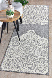 Long Island Sheen Cream Grey Rug