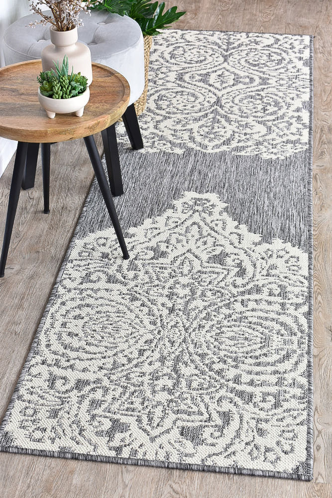 Long Island Sheen Cream Grey Rug