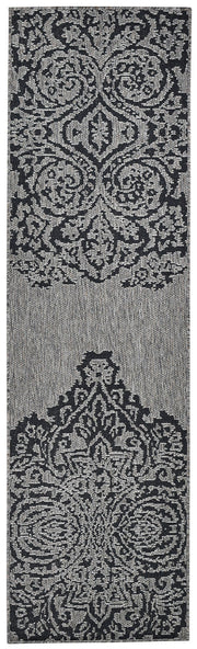 Long Island Sheen Brown Black Runner Rug