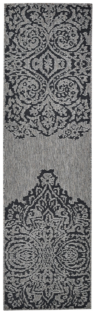 Long Island Sheen Brown Black Rug