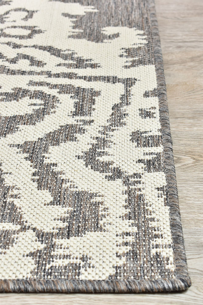Long Island Sheen Brown Cream Rug