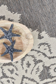 Long Island Sheen Brown Cream Rug