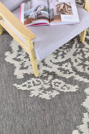 Long Island Sheen Brown Cream Rug