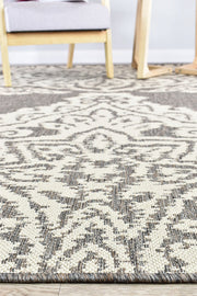 Long Island Sheen Brown Cream Rug